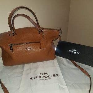 Brown coach satchel  bag